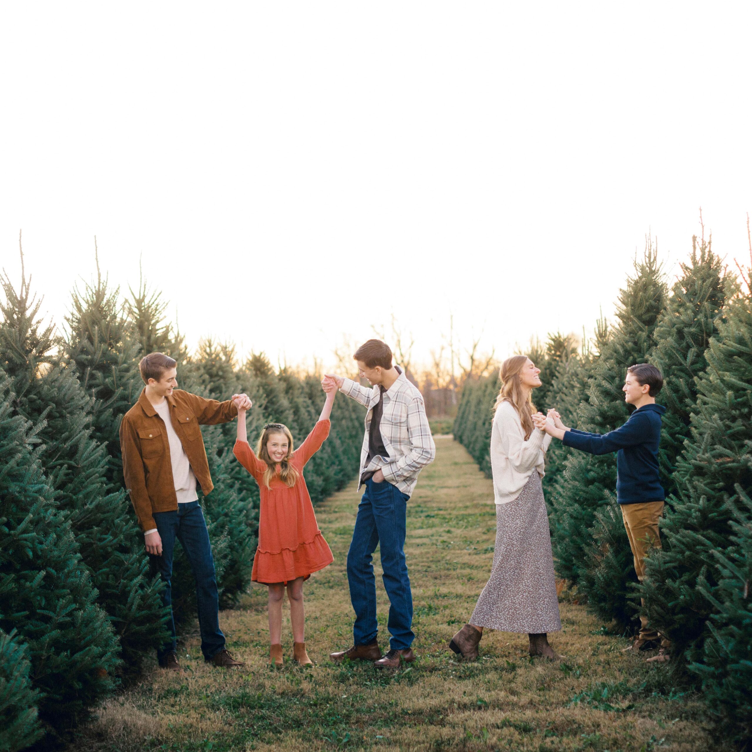 Family Session at Dulls Christmas Tree Farm | Thorntown, IN Photographer