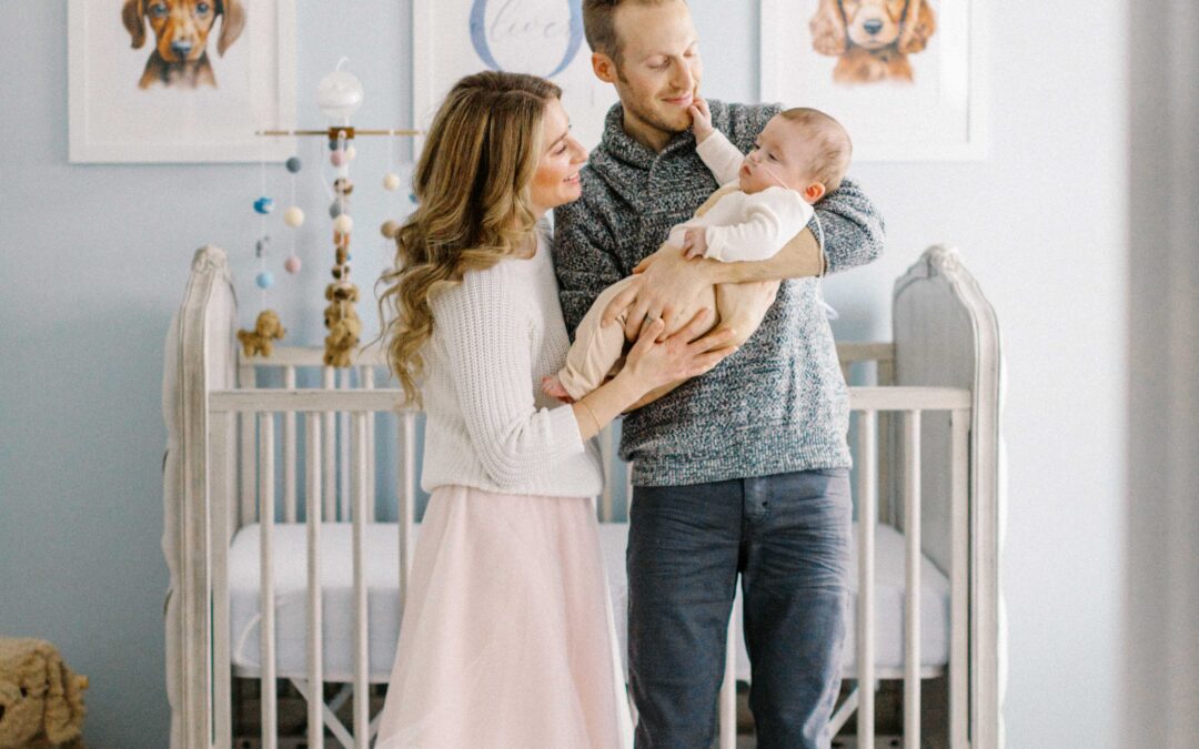 In-Home Baby & Family Session | Noblesville, Indiana