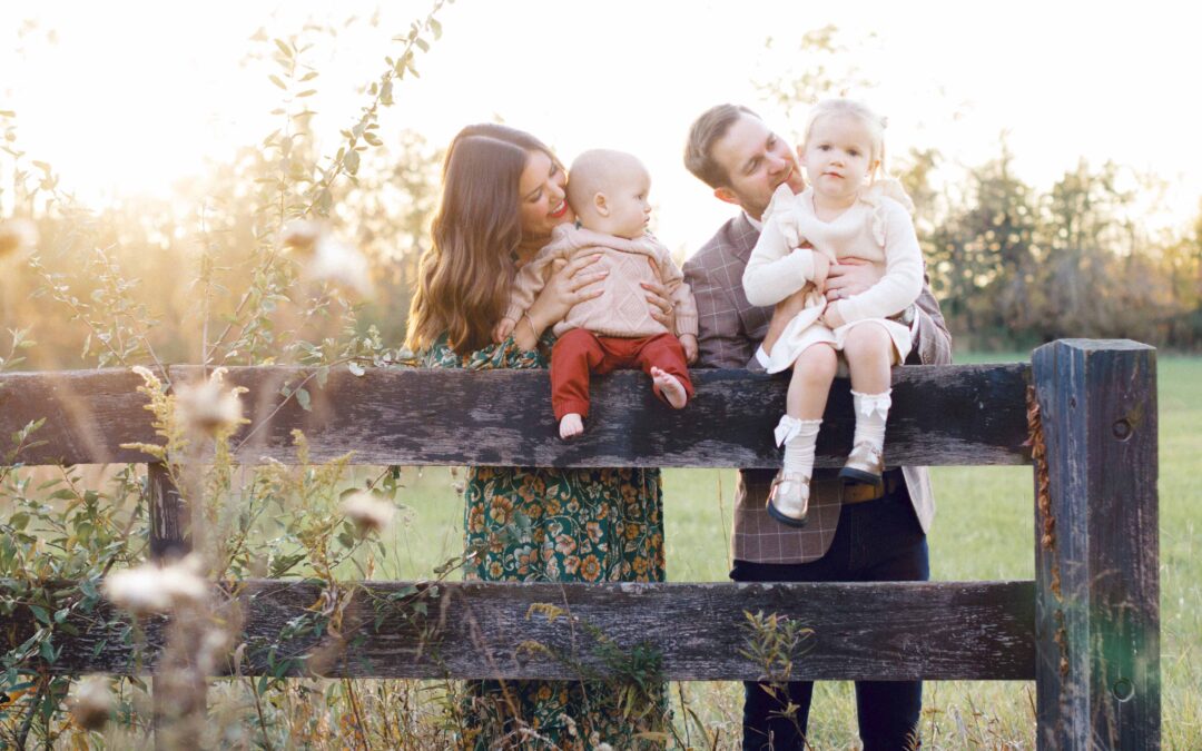 Fall Family Photos at a Zionsville, Indiana Horse Farm