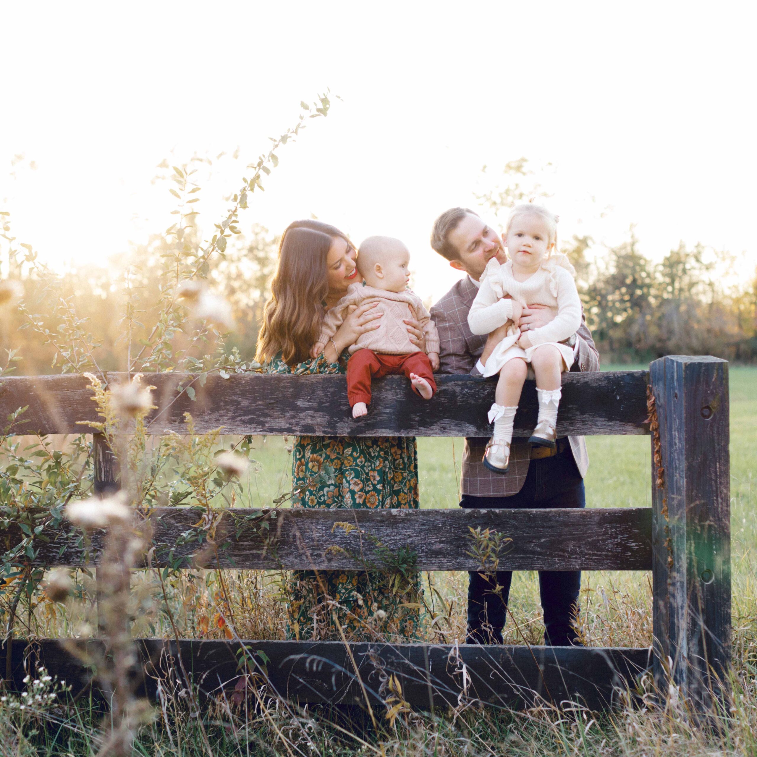 Fall Family Photos at a Zionsville, Indiana Horse Farm